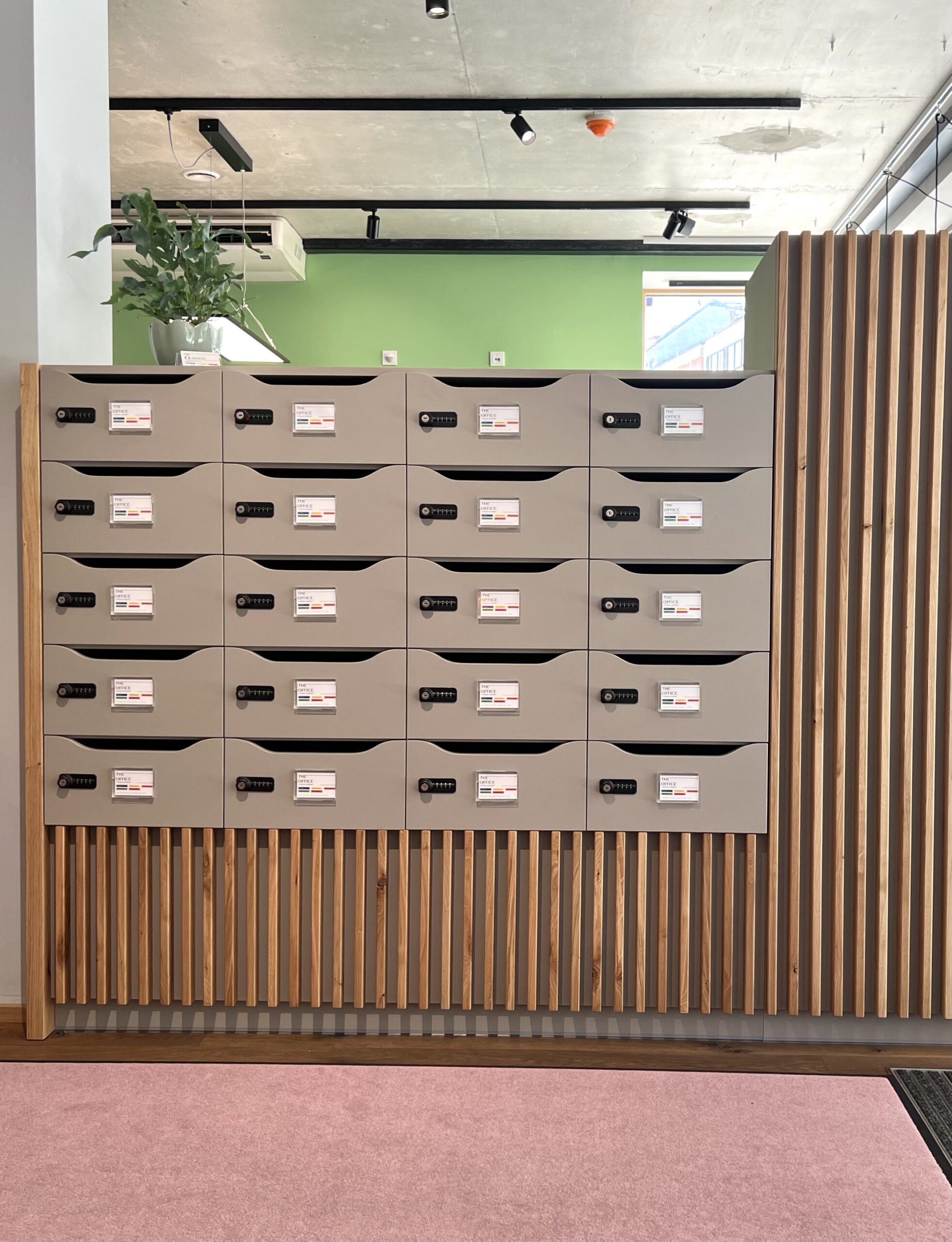 Briefkastenanlage. 